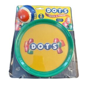 Dots Candy Catch & Throw 2 Person Game Set 3 Piece Playtek New Easter Basket Toy